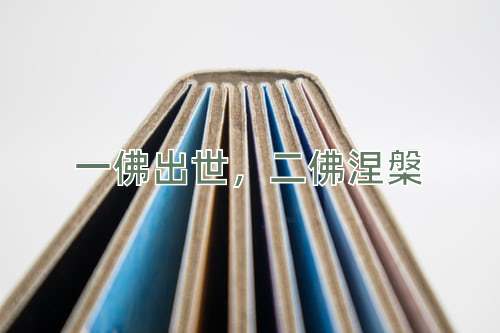 成语一佛出世，二佛涅槃