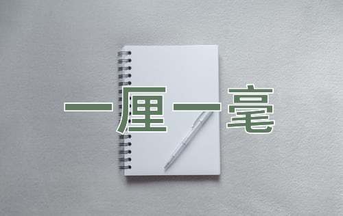 成语一厘一毫
