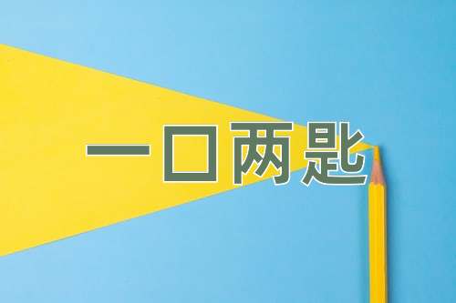 成语一口两匙