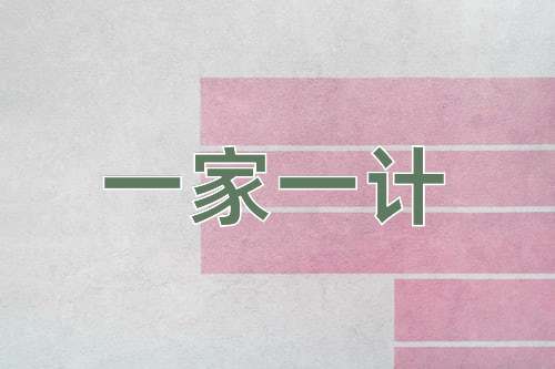成语一家一计