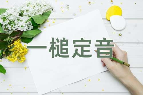 成语一槌定音