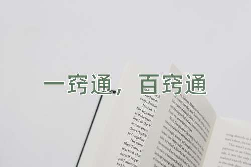 成语一窍通，百窍通