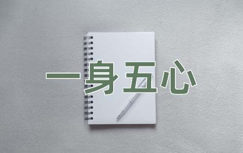 成语一身五心