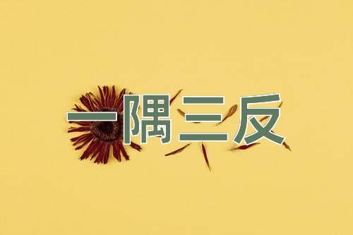 成语一隅三反