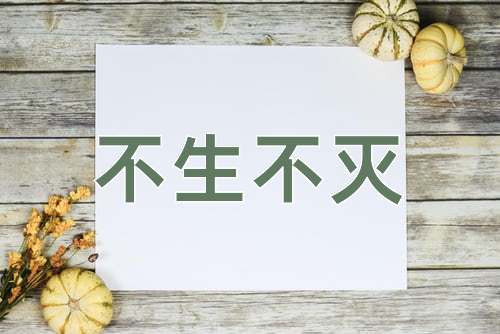 成语不生不灭
