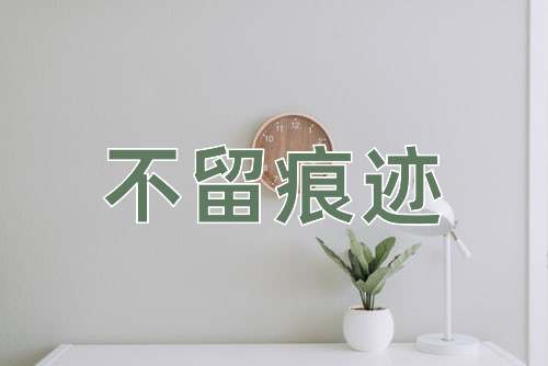 成语不留痕迹