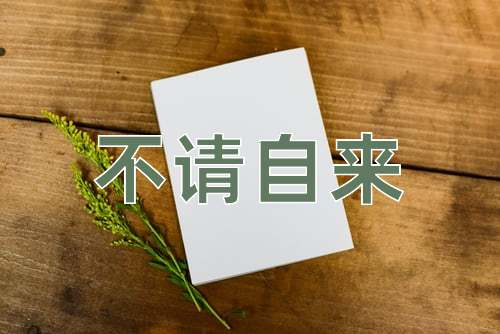 成语不请自来