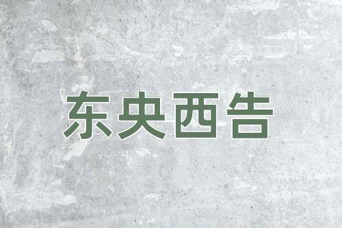 成语东央西告