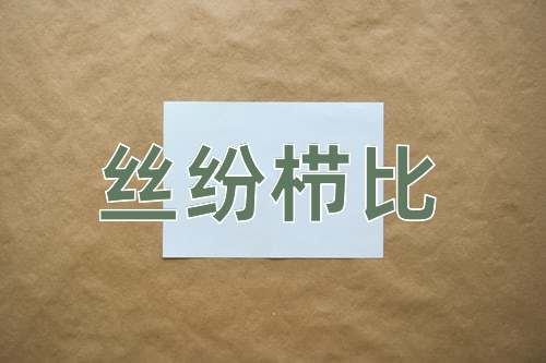 成语丝纷栉比