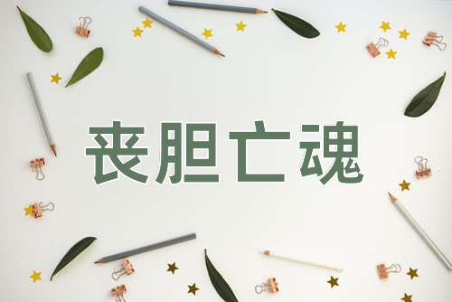 成语丧胆亡魂