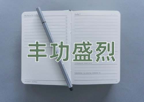 成语丰功盛烈