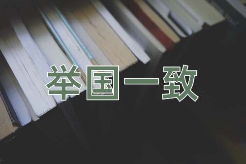 成语举国一致