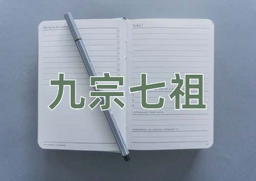 成语九宗七祖