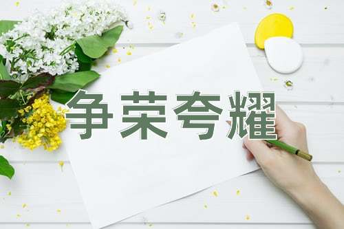 成语争荣夸耀