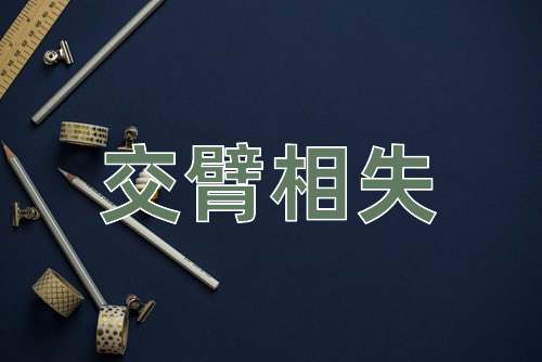 成语交臂相失