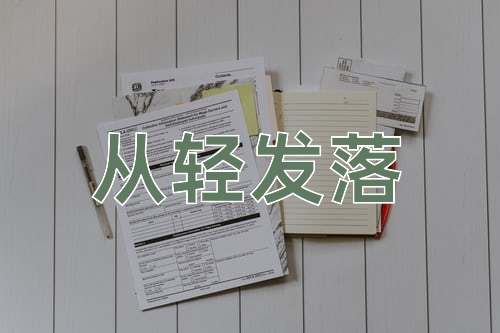 成语从轻发落