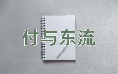 成语付与东流