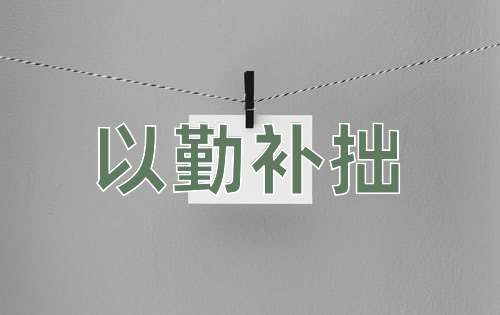 成语以勤补拙