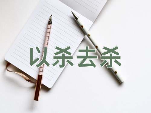 成语以杀去杀