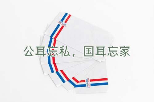 成语公耳忘私，国耳忘家