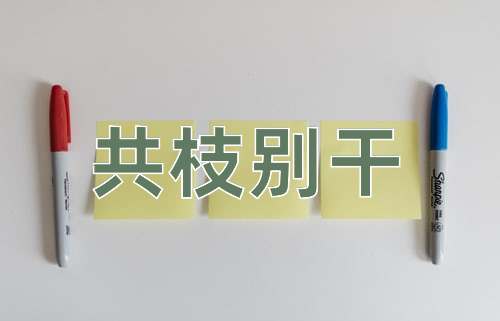 成语共枝别干