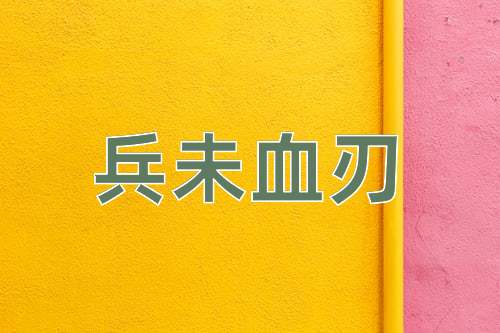 成语兵未血刃