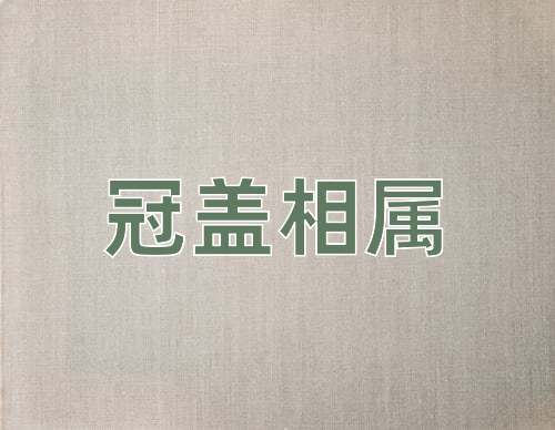 成语冠盖相属