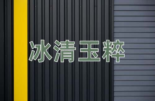 成语冰清玉粹