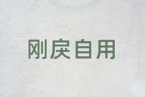 成语刚戾自用