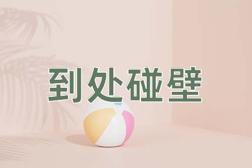成语到处碰壁