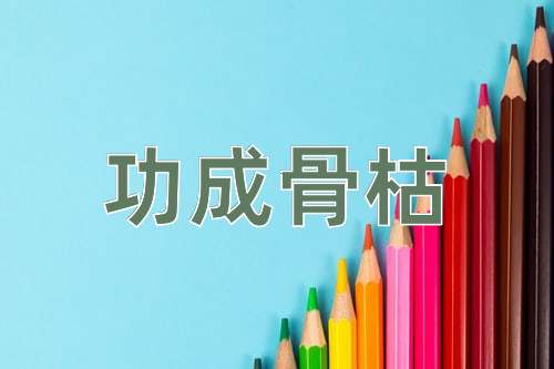 成语功成骨枯