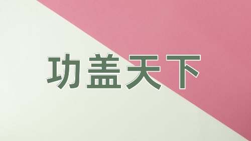 成语功盖天下