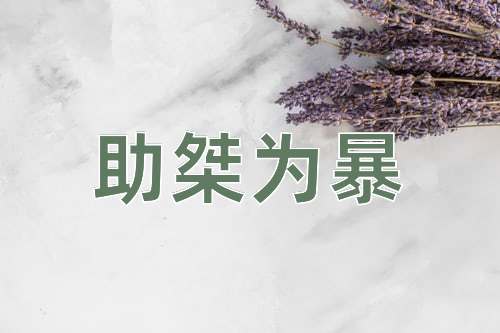 成语助桀为暴