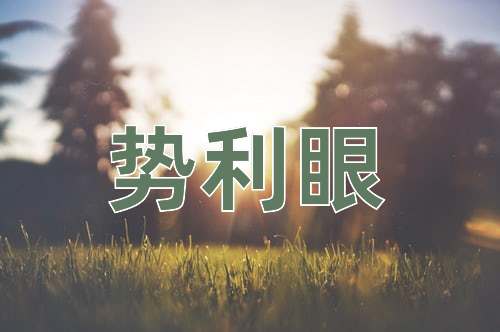 成语势利眼