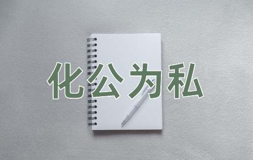 成语化公为私