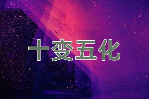 成语十变五化