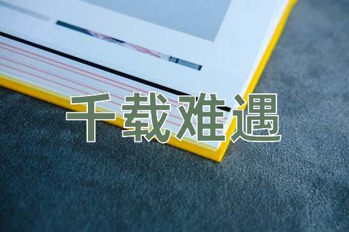 成语千载难遇