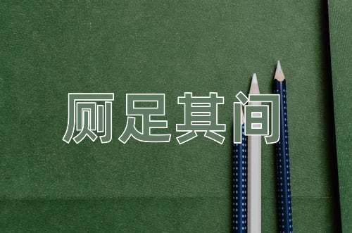 成语厕足其间