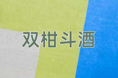 成语双柑斗酒