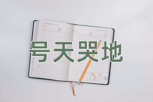 成语号天哭地