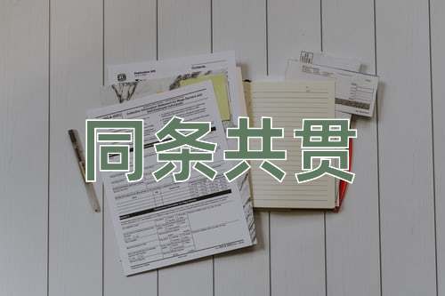 成语同条共贯