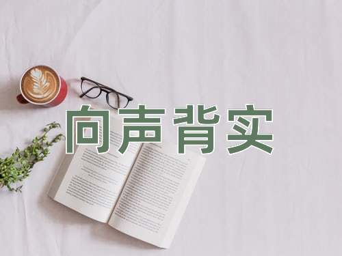 成语向声背实