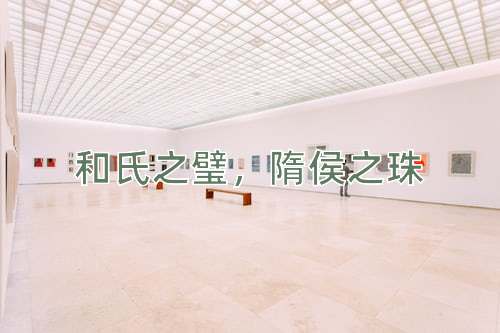 成语和氏之璧，隋侯之珠