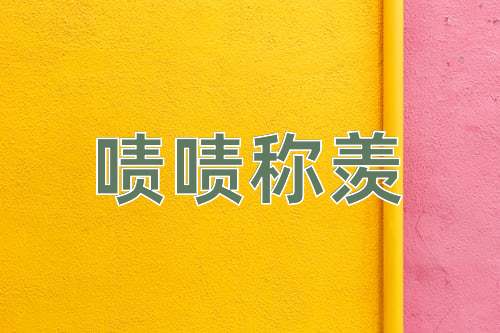 成语啧啧称羡