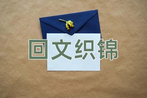 成语回文织锦