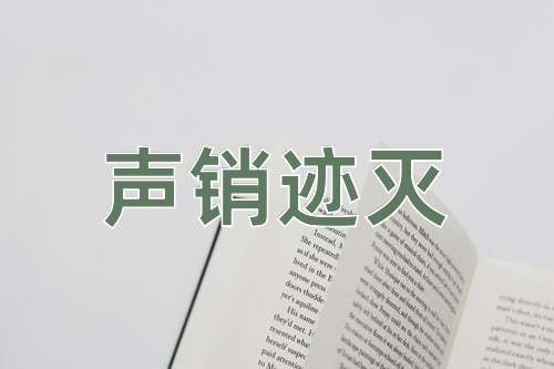 成语声销迹灭