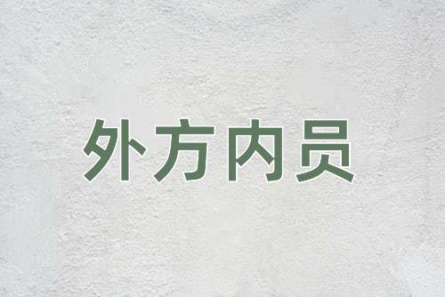 成语外方内员