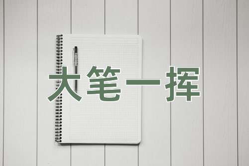 成语大笔一挥