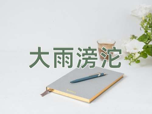 成语大雨滂沱