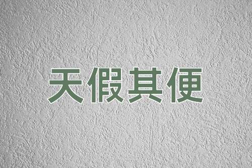 成语天假其便